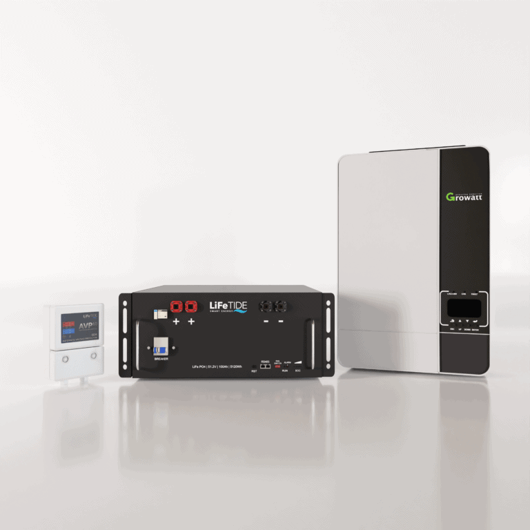 5kW Growatt Load Shedding Kit. 5120Wh Solar Lithium Battery. Growatt SPF5000 ES Inverter for Sale. Battery Backup Kit
