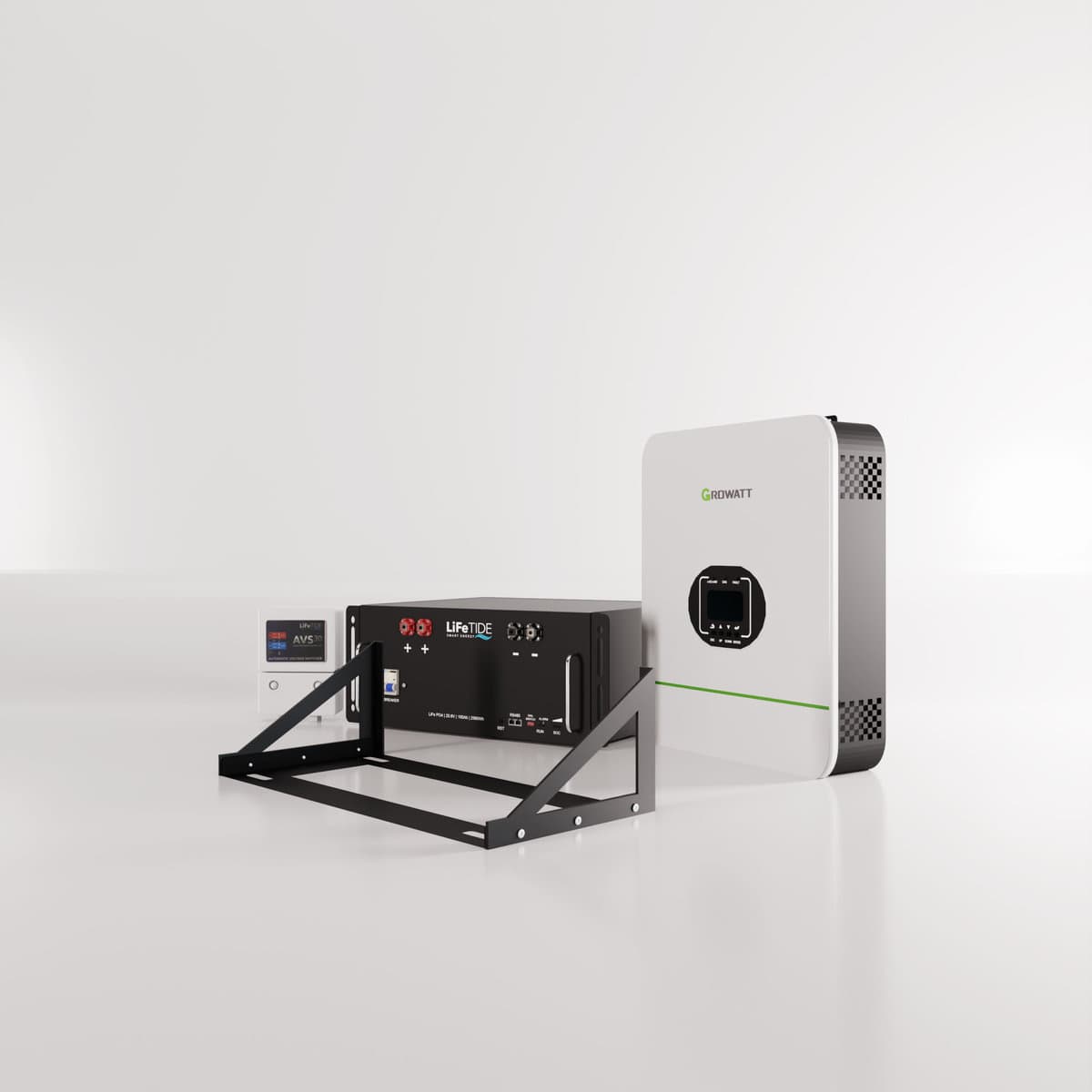 3kw-Battery-Backup-Kit-Growatt-Inverter-2560wh-lithium-iron-Battery-Backup-Kit-South-Africa 3kw Battery Backup Kit. Growatt Inverter. 25600wh lithium iron battery. Load Shedding Kit. AVS30.