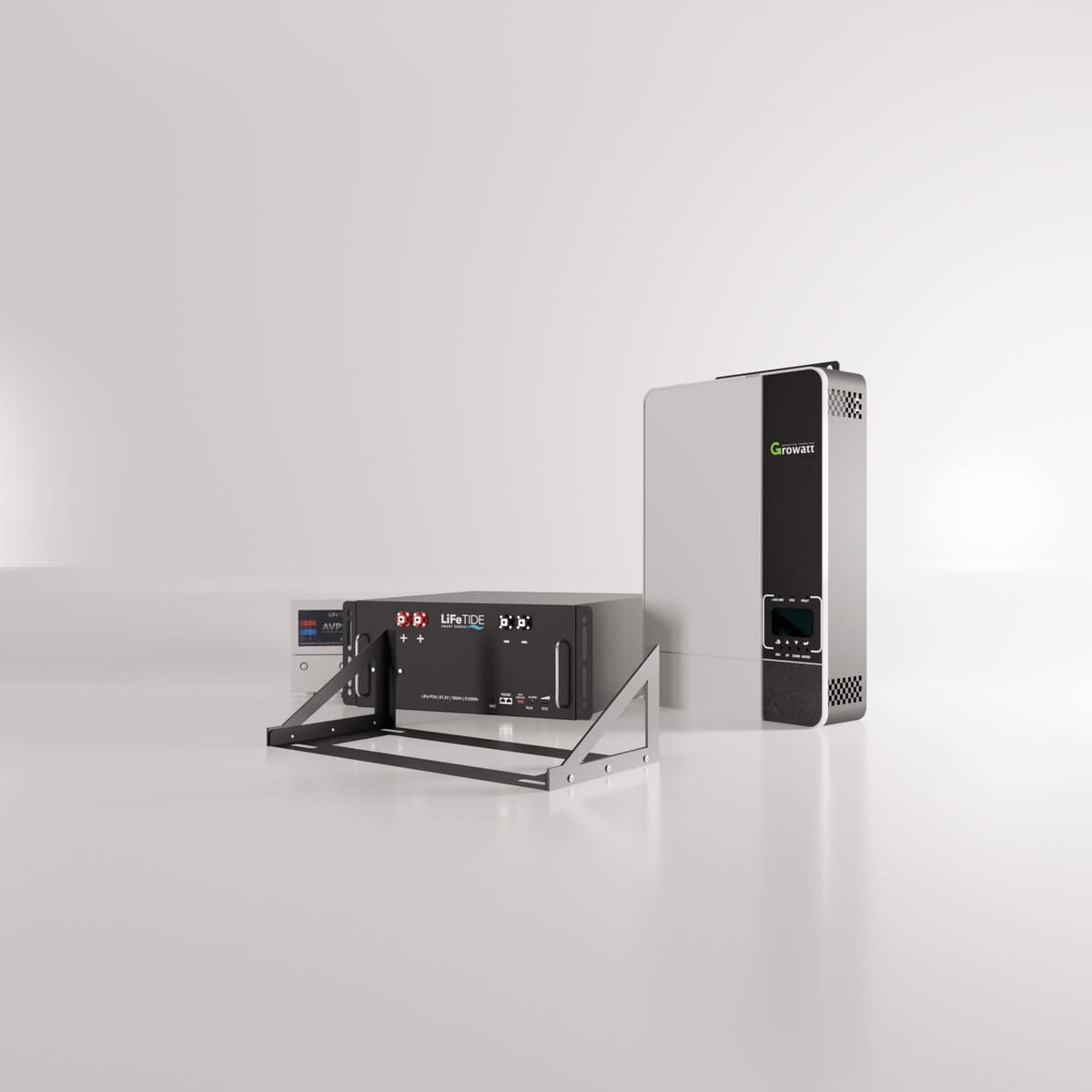 5kw-Battery-Backup-Kit-Growatt-Inverter-5120wh-lithium-iron-battery-South-Africa 5kw Load Shedding Kit. Growatt Inverter. 5120wh Lithium Iron Battery. Load Shedding Solution. AVP 60.