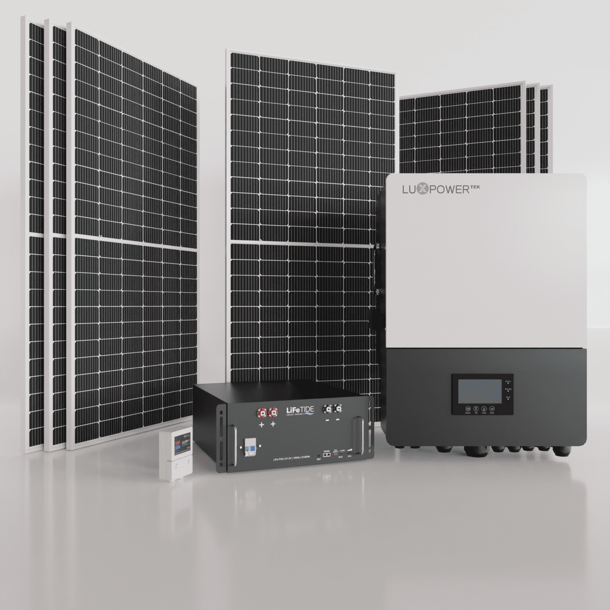 10kW-LuxPower-Solar-System-512Wh-Battery-565W-JA-Solar-Panels-South-Africa 10kW LuxPower Solar System. 5120Wh LiFePO4 Battery for Solar. LuxPower Hybrid Inverter. 7x 460W JA Solar Panels. Hybrid Solar System for Sale South Africa.
