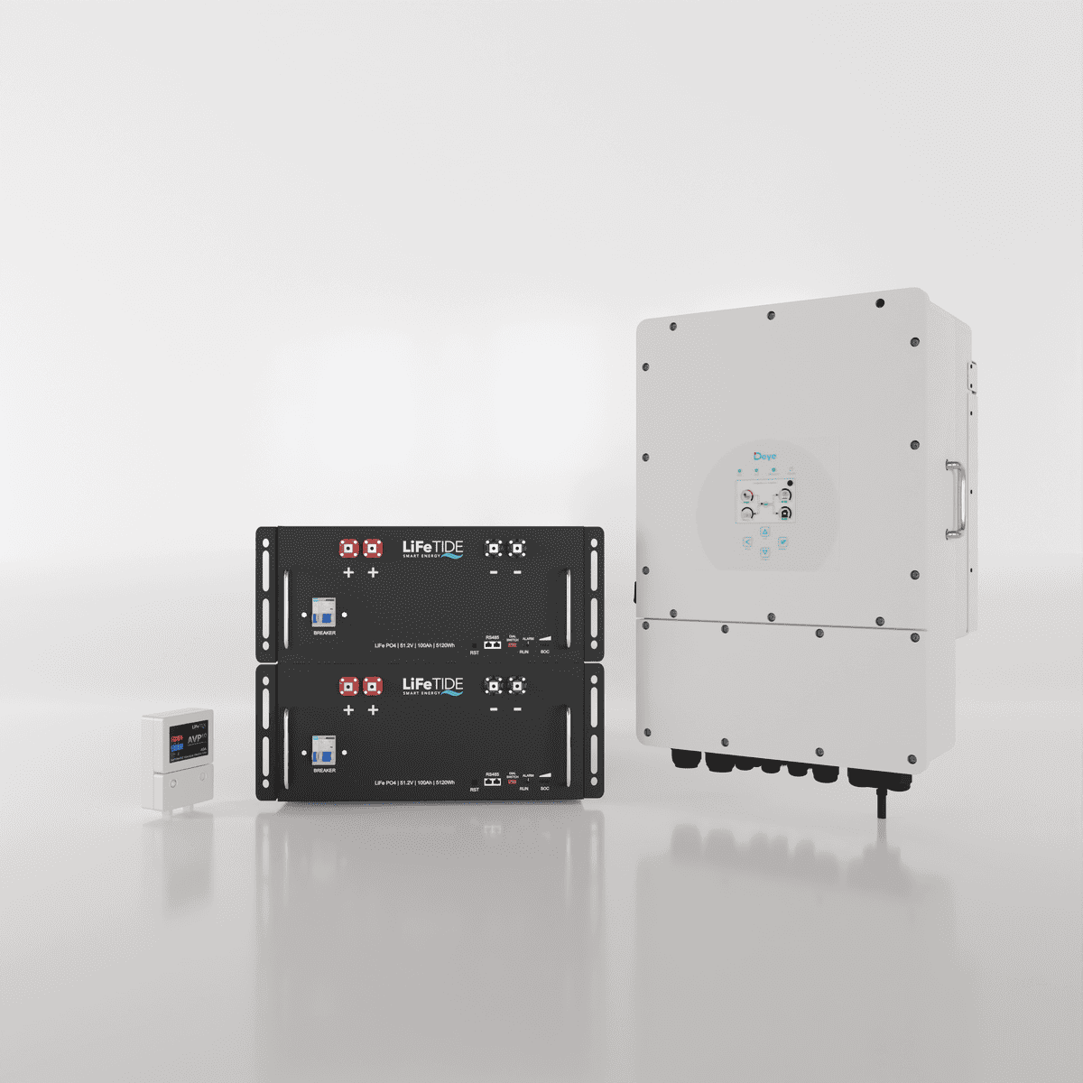 12kW-Deye-Battery-Backup-Load-Shedding-Kit-2x-5120Wh-LiFePO4-Batteries 12kW Deye Load Shedding Solution Kit. 2x 5120Wh Lithium Batteries for Solar. LiFePO4. Deye Hybrid Inverter. Hybrid Backup Kit for Sale South Africa.