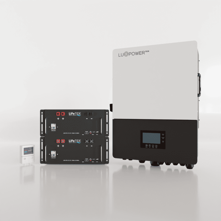 12kW LuxPower Load Shedding Solution Kit. 2x 5kW Lithium Batteries for Solar. LuxPower Hybrid Inverter. Hybrid Backup Kit for Sale South Africa.