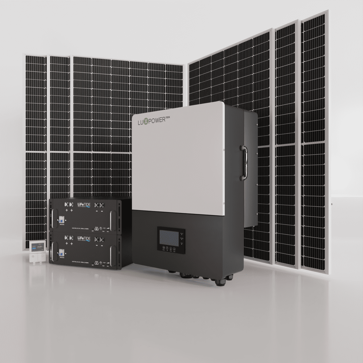 12kw-LuxPower-Solar-System-for-Sale-5120Wh-LiFePO4-Batteries-565W-JA-Solar-Panels 12kW LuxPower Solar System. 2x 5120Wh LiFePO4 Batteries for Solar. LuxPower Hybrid Inverter. 6x 565W JA Solar Panels. Hybrid Solar System for Sale South Africa.