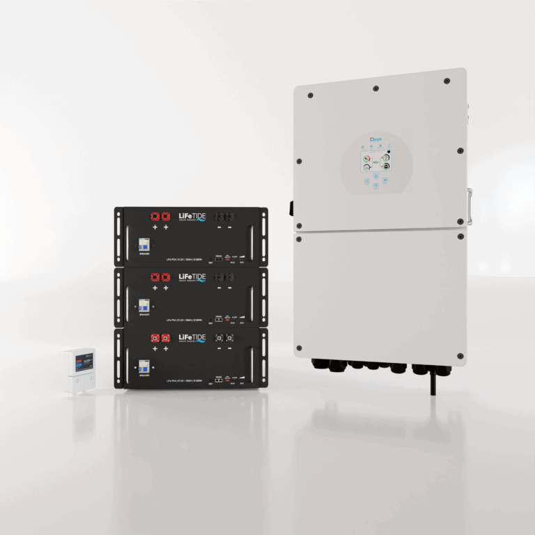 16kW Deye Load Shedding Solution. 3x 5120Wh Lithium Batteries for Solar. Deye Hybrid Inverter for Sale. Hybrid Backup Kit for Sale South Africa.