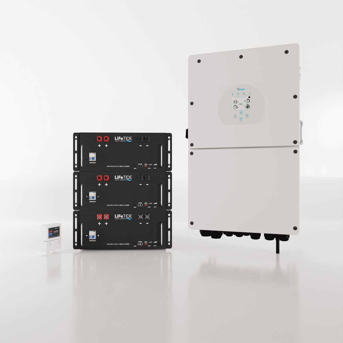 16kW-Deye-Battery-Backup-Load-Shedding-Kit-for-Sale 16kW Deye Load Shedding Solution. 3x 5120Wh Lithium Batteries for Solar. Deye Hybrid Inverter for Sale. Hybrid Backup Kit for Sale South Africa.