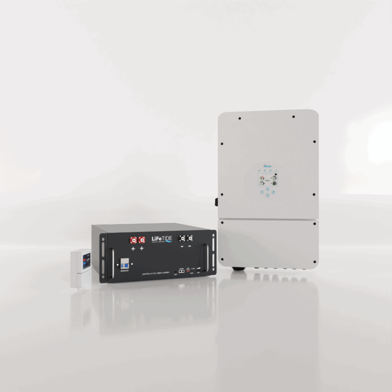 Deye 5kW Load Shedding Kit. 5120Wh Lithium LiFePO4 Battery for Solar. Deye Hybrid Inverter. Hybrid Backup Kit for Sale South Africa.