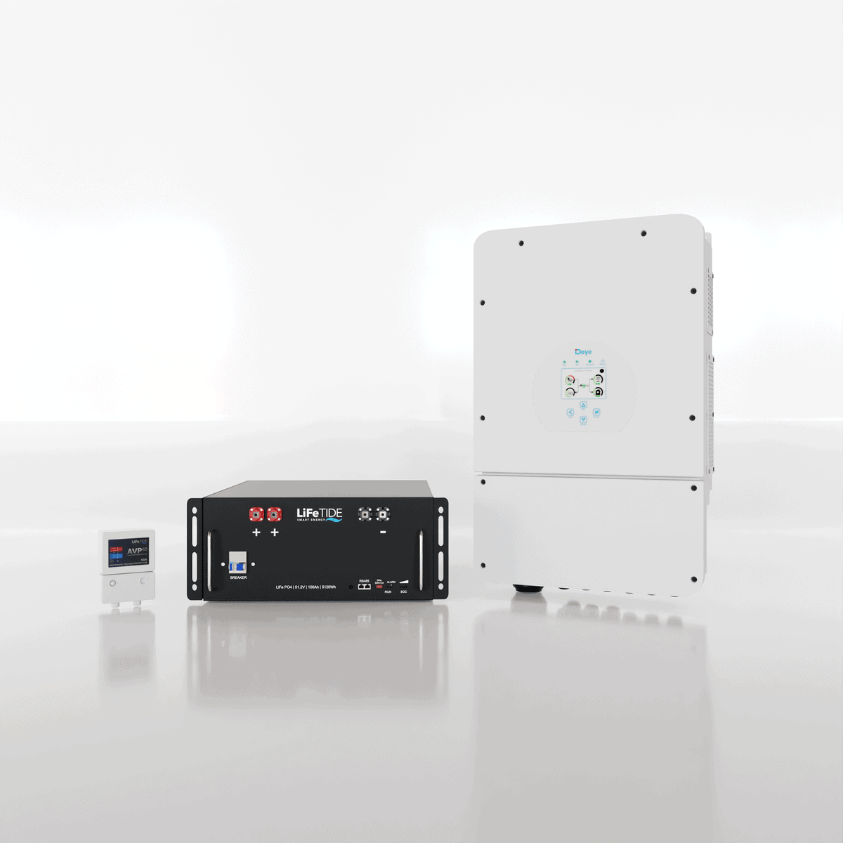 5kW-Deye-Battery-Backup-Load-Shedding-Kit-LiFePO4-Battery 5kW Deye Load Shedding Kit. 5kW Lithium Battery for Solar. Deye Hybrid Inverter. Hybrid Backup Kit for Sale South Africa.