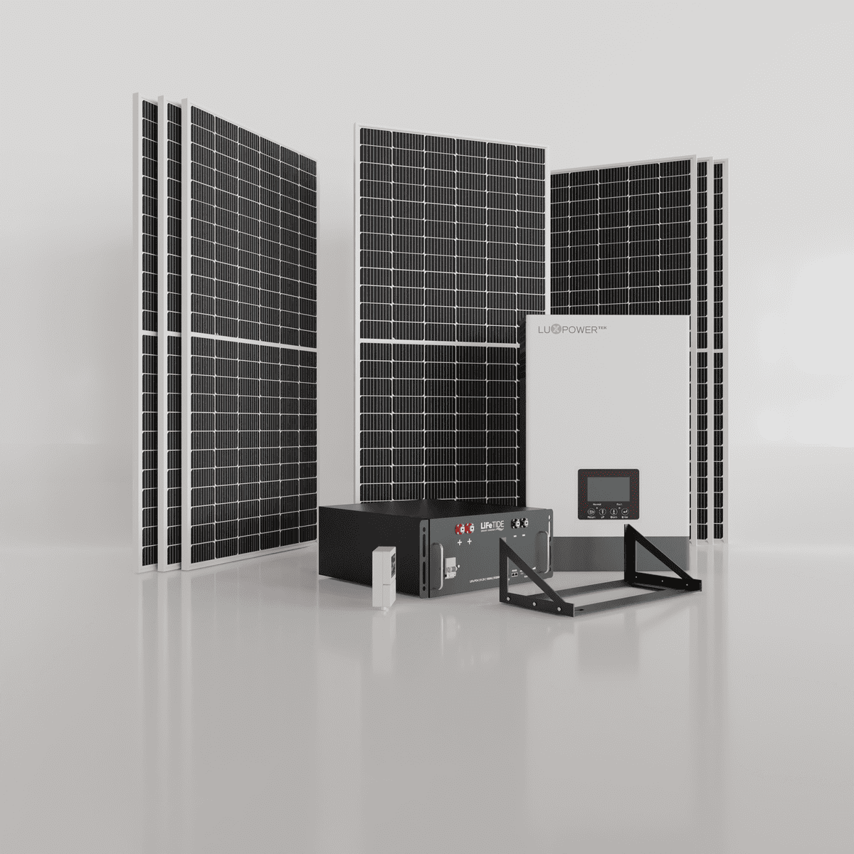 5kW LuxPower Solar System with Lithium Iron Battery and JA Solar Panels South Africa 5kW LuxPower Solar System. 5120Wh Lithium Battery for Solar. LuxPower Inverter. 7x 460W JA Solar Panels. Solar System for Sale South Africa.