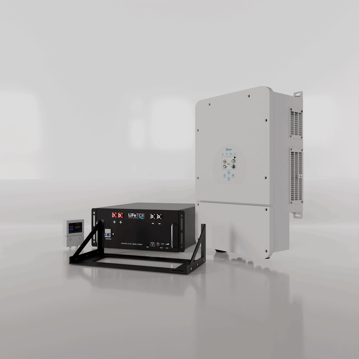 5kw-Deye-Load-Shedding-Kit-1-Battery-for-Sale 16kW Deye Load Shedding Solution. 5120Wh Lithium Battery for Solar. Deye Hybrid Inverter for Sale. Hybrid Backup Kit for Sale South Africa.