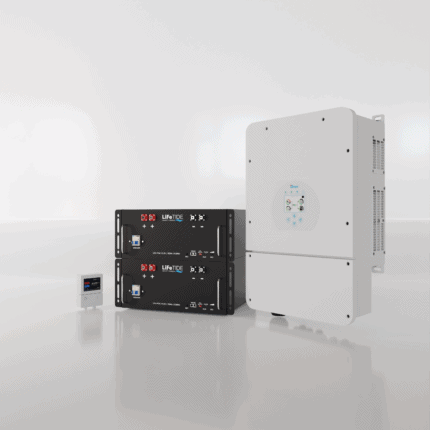 8kW Deye Load Shedding Solution. 2x 5120Wh Lithium Batteries for Solar. Deye Hybrid Inverter. Hybrid Backup Kit for Sale South Africa.