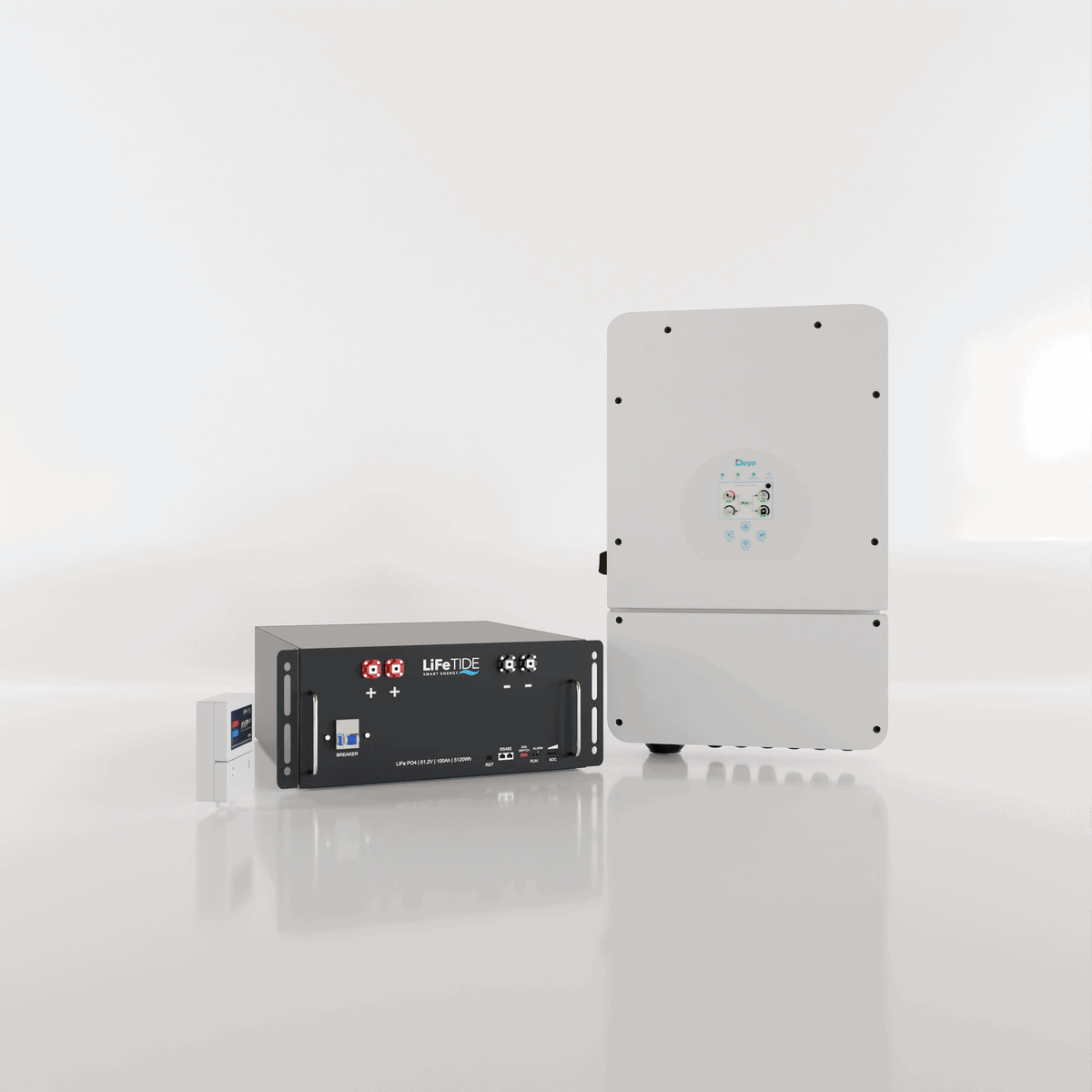 8kW-Deye-Battery-Backup-Load-Shedding-Kit-LiFePO4-Battery-for-Sale 8kW Deye Load Shedding Solution Kit. 5120Wh LiFePO4 Solar Battery. Deye Hybrid Inverter for Sale. Hybrid Backup Kit for Sale South Africa.