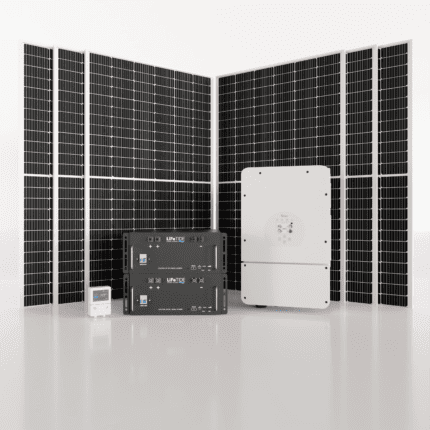 8kW Deye Solar System. 5120Wh LiFePO4 Battery for Solar. Deye Hybrid Inverter. 6x 565W BiFacial JA Solar Panels. Hybrid Solar System for Sale South Africa.