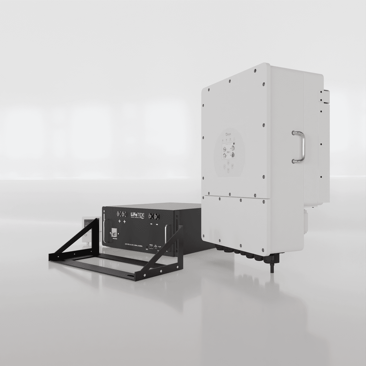 8kw-Deye-Load-Shedding-Kit-1-Battery-South-Africa 8kW Deye Load Shedding Solution Kit. 5120Wh Lithium Battery for Solar. Deye Hybrid Inverter. Hybrid Backup Kit for Sale South Africa.