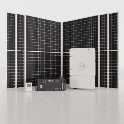 8kW Deye Solar System. 5120Wh Lithium Battery for Solar LiFePO4. Deye Hybrid Inverter. 6x 565W BiFacial JA Solar Panels. Hybrid Solar System for Sale South Africa.