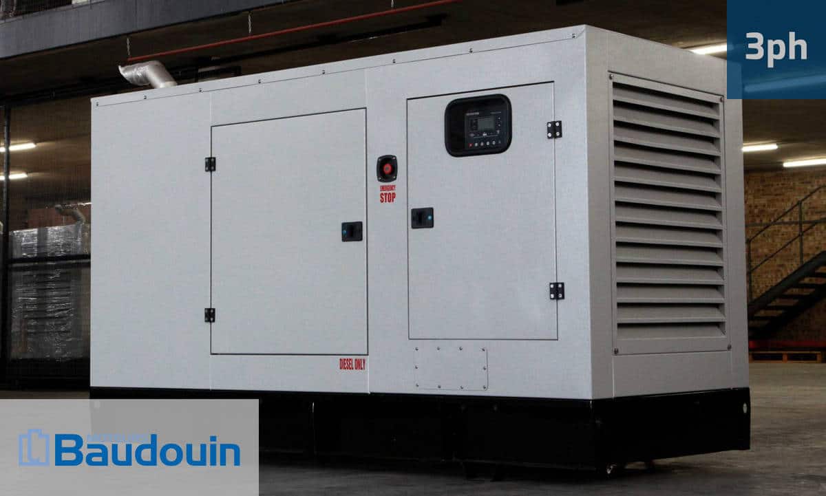 150kVa Baudouin Diesel Generator for Sale in South Africa. Baudouin Generator Prices. GKB165. Silent Generator.