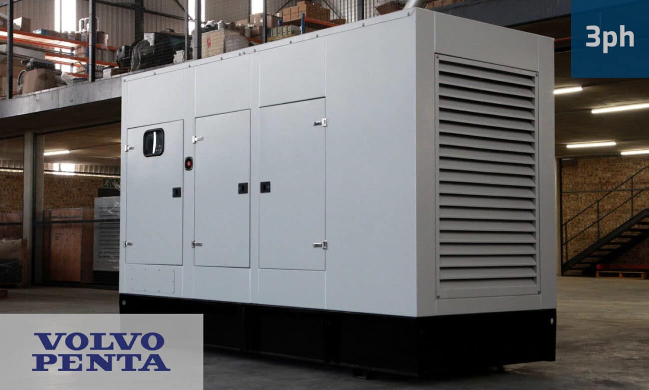 200kVa Volvo Diesel Generator for Sale in South Africa. Volvo Generator Prices. GKV220. Silent Generator.