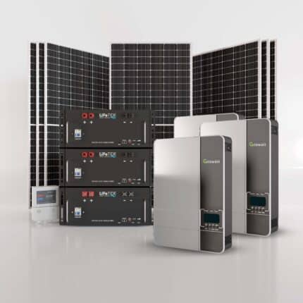 18kW Growatt Solar System | 3x LiFePO4 Battery | 5x 460W/465W Solar Panels