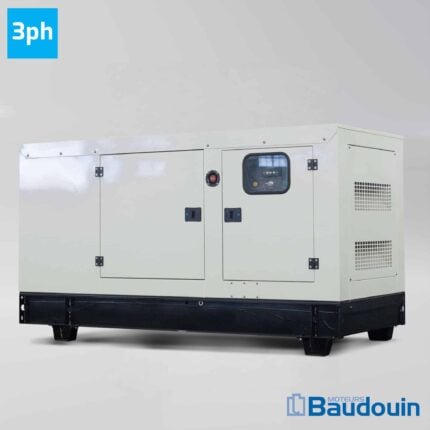 62kVA Baudouin Silent Diesel Generator 3-Phase